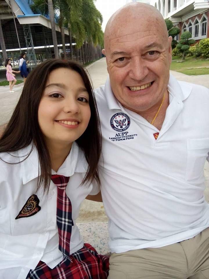 Ron with a student — this work started in real classrooms